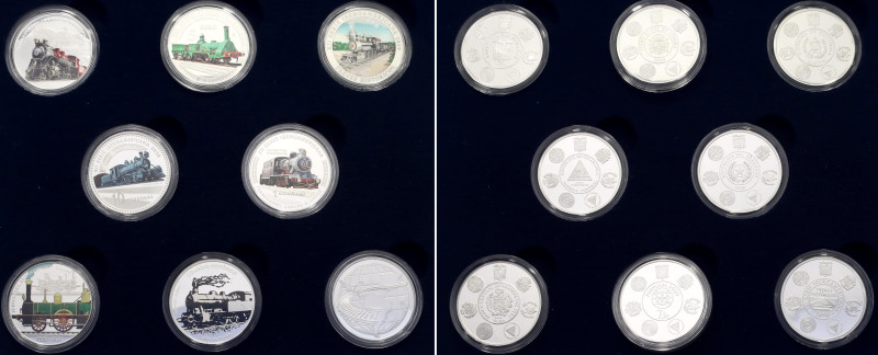 World Proof Set of 7 Coins & 1 Medal 2020 "Historic Railways"

Silver (.925).,...