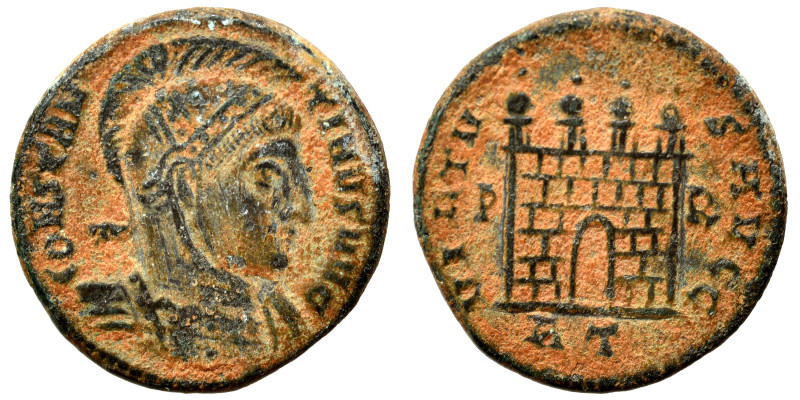 Constantine I, 307/310-337. Follis (bronze, 3.29 g, 18 mm), Rome. CONSTANTINVS A...