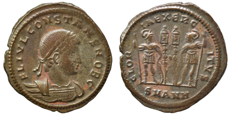 Constans, as Caesar, 330-335. Ae (bronze, 2.04 g, 18 mm), Antioch. FL IVL CONSTA...