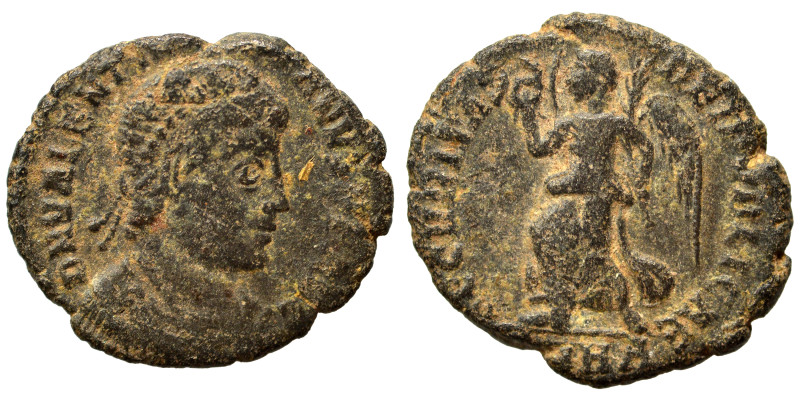 Valentinian I, 364-375. Ae (bronze, 2.41 g, 18 mm). DN VALENTINIANVS P F AVG, Di...