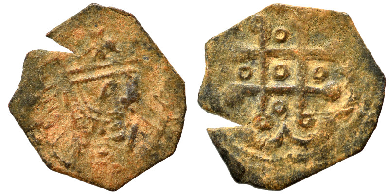 CRUSADERS. Principality of Antioch. Raymond-Roupen, 1216-1219. Ae (bronze, 0.43 ...