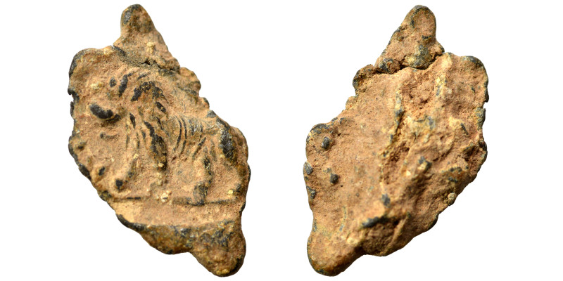 Greek-Roman seal (lead, 1.98 g, 19 mm). Sold as seen.