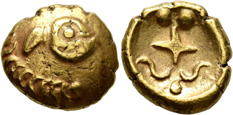 CENTRAL EUROPE. Vindelici. 2nd-1st century BC. Stater (Gold, 17 mm, 7.45 g, 6 h)...