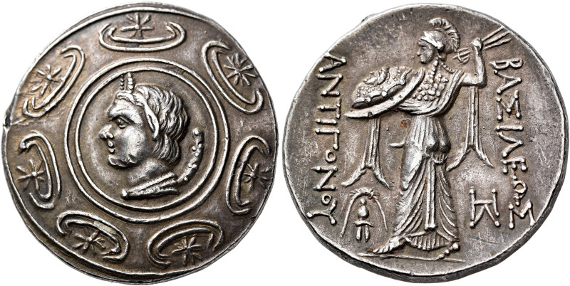 KINGS OF MACEDON. Antigonos II Gonatas, 277/6-239 BC. Tetradrachm (Silver, 30 mm...