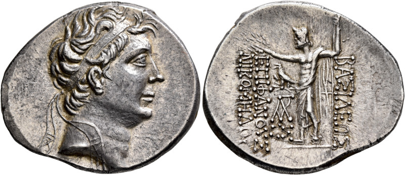 KINGS OF BITHYNIA. Nikomedes IV Philopator, 94-74 BC. Tetradrachm (Silver, 35 mm...