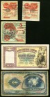 A Quartet of Notes from Albania, Czechoslovakia, and Poland. Very Good or Better. One of the Polish examples is a bi-sected note.

HID09801242017