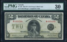 Canada Dominion of Canada 2 Dollars 23.6.1923 DC-26l PMG Very Fine 30. 

HID09801242017