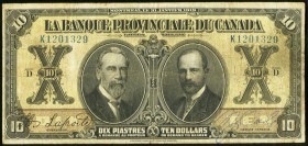 Montreal, PQ- La Banque Provinciale Du Canada $10 Jan. 31, 1919 Ch. # 615-14-14 Fine. 

HID09801242017