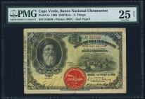 Cape Verde Banco Nacional Ultramarino 2500 Reis 1.3.1909 Pick 5a PMG Very Fine 25 Net. Repaired.

HID09801242017