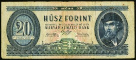 Hungary Magyar Nemzeti Bank 20 Forint 1947 Pick 162a Very Fine. 

HID09801242017