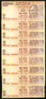 "Repeater" Serial Numbers 010101 Through 090909 India Reserve Bank of India 10 Rupees 2013 Pick 102g Choice Crisp Uncirculated. 

HID09801242017