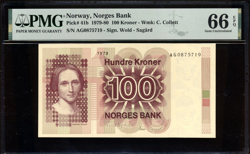 100 Kroner 1979 AG0875719 PMG 66EPQ, Pick 41b*. https://www.pmgnotes.com/certloo...