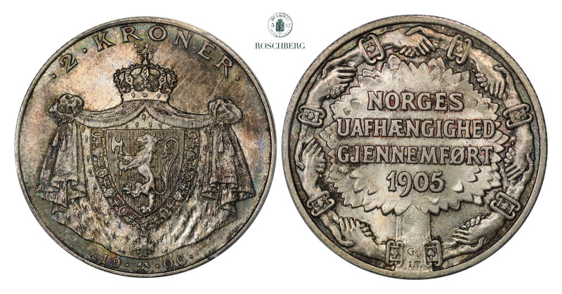 * 2 Kroner 1906 PCGS MS66, KM-363. pcgs.com/cert/49923288 Grade: MS66 Valuation:...