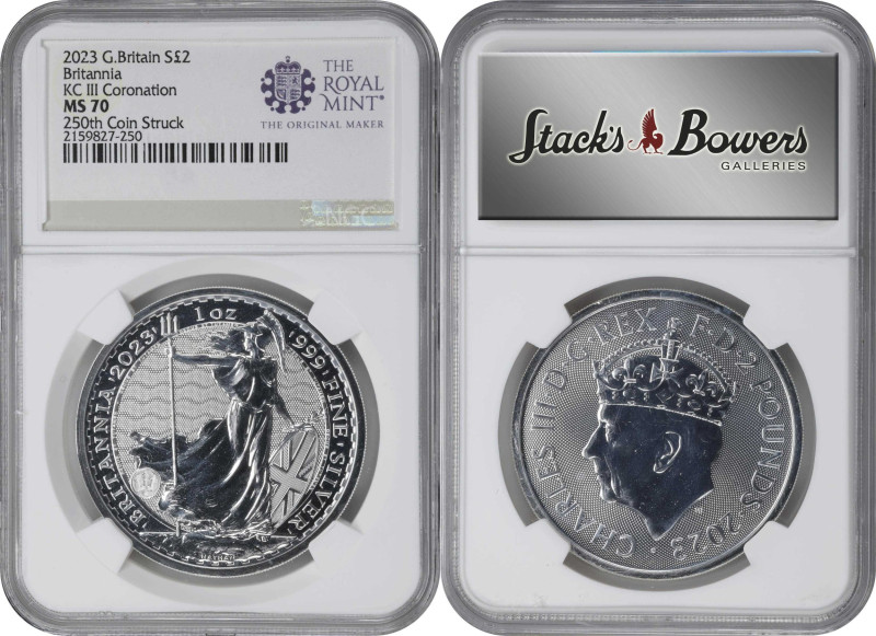 2023 King Charles III Coronation Britannia 1oz Silver Bullion Coin. First Strike...