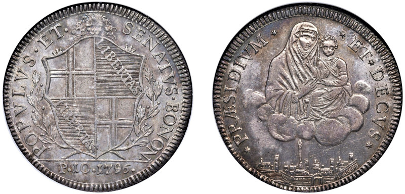 GOVERNO POPOLARE DI BOLOGNA (1796-1797) - Scudo da 10 Paoli, 1796
Argento - n.d...