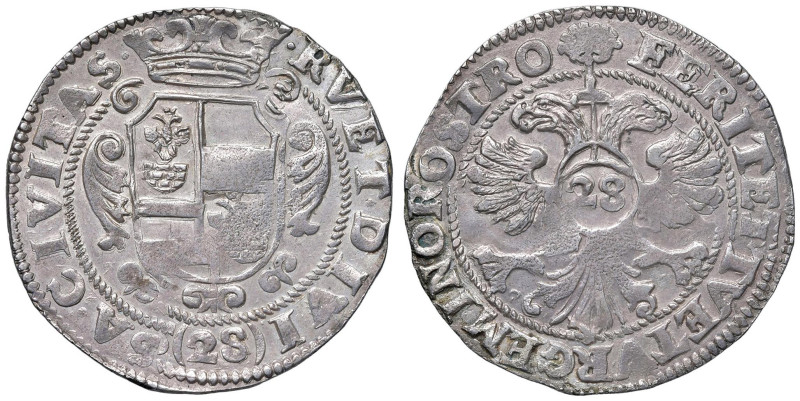 Modena - Francesco I d'Este (1629-1658) Scudo da 28 bolognini per il Levante - D...