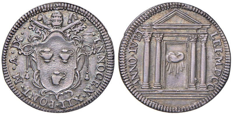 Roma - Innocenzo XII (1691-1700) Giulio 1700 an. IX - D/ INNOCEN XII PONT M A IX...