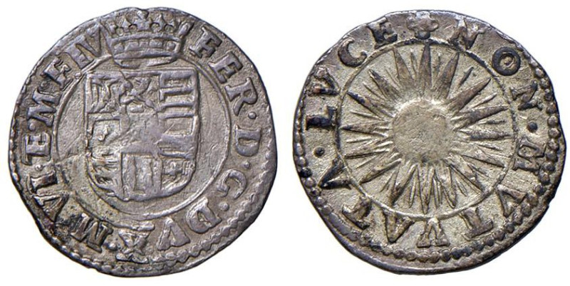 Casale - Ferdinando Gonzaga (1612-1626) Da 2 Soldi - D/ FER D G DVX M VI TE M F ...