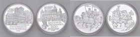 Austria - Insieme di 2 monete da 500 Schilling 1999 Rosenburg e Burg Lockenhaus.

 

Come da foto