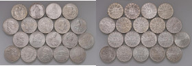 Austria - Serie completa di 19 monete da 25 Schilling.

Segnaliamo che il 1964 Grillparzer e il 1967 M. Theresia sono in conservazione FS.

Come d...