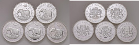 Somalia - Insieme di 5 monete da 100 Shillings 2022.

 

come da foto