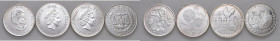 World Coins - Insieme di 4 monete. Canada 5 Dollari 2017, Niue 2 Dollari 2016 e 2017 Lunar, Somalia 1000 Shillings 2017 Lunar.

 

Come da foto
