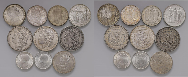 World Coins - Insieme di 10 monete. Austria 50 Schilling 1978, Cecoslovacchia 20...