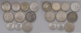 World Coins - Insieme di 10 monete. Austria 50 Schilling 1978, Cecoslovacchia 20 Corone 1934 e 1937, Yugoslavia 50 Dinara 1938 (2) e 20 Dinara 1938 (2...