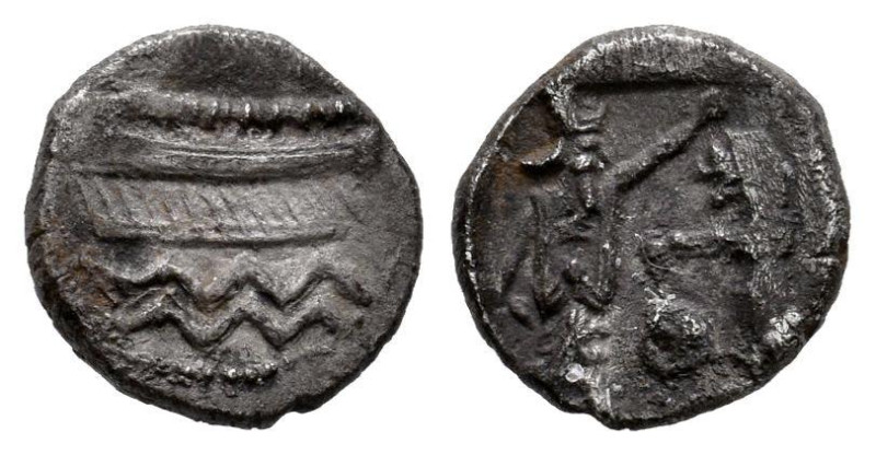 Judaea. Samaria. Obol. 375-333 BCE. Uncertain mint. (Meshorer-Qedar 22, 199/201)...