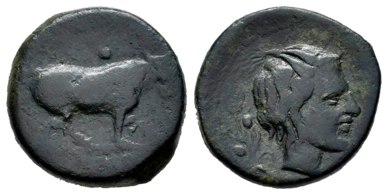 Sicily. Gela. Tetras. 420-405 BC. (Jenkins-Gela 532). (CNS-III, 51). (Hgc-2,380)...