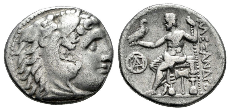 Kingdom of Macedon. Demetrios I Poliorketes. Drachm. 295-294 BC. Miletos. In the...