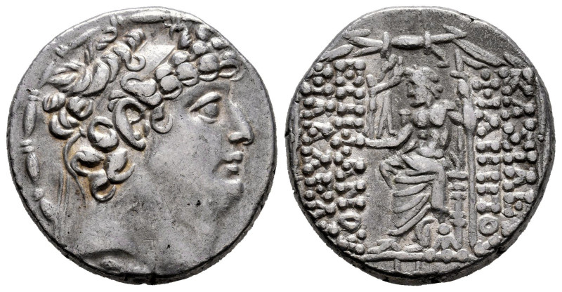 Seleukid Kingdom. Philip I Philadelphos. Tetradrachm. 88-75 BC. Antioch on the O...