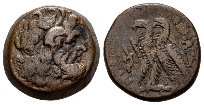 Ptolemaic Kings of Egypt. Temp. Kleopatra III & Ptolemy IX to Ptolemy XII. AE 20...