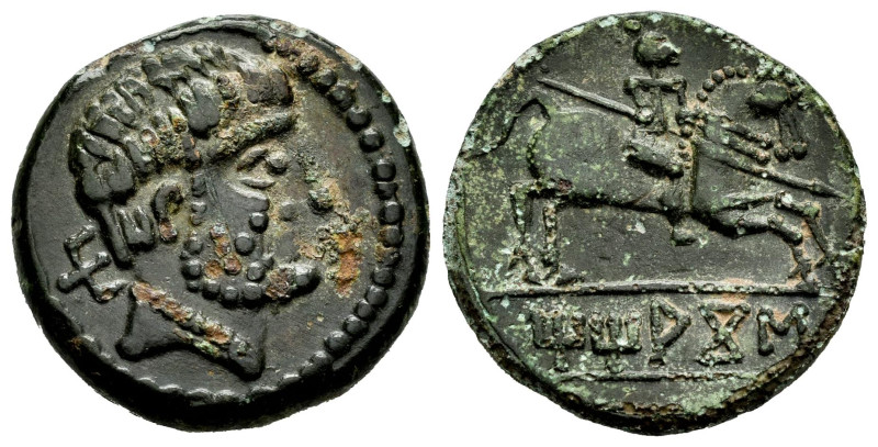 Titiakos. Unit. 120-20 BC. Tricio (La Rioja). (Abh-2393). (Acip-1893). (C-6). An...