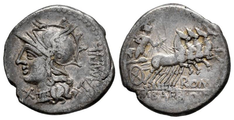 Baebius. Marcius Baebius Q.f. Tampilus. Denarius. 137 BC. Rome. (Ffc-198). (Craw...