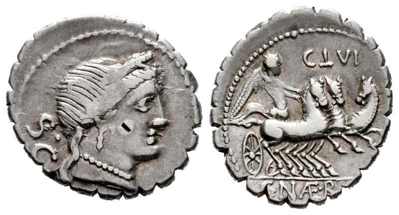 Naevius. C. Naevius Balbus. Denarius. 79 BC. Auxiliary mint of Rome. (Ffc-937). ...