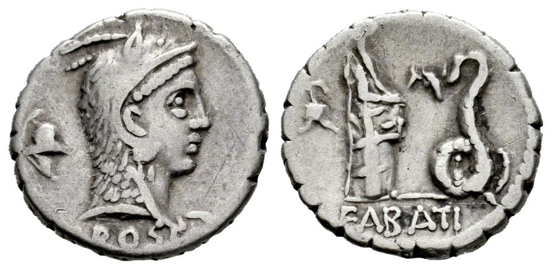 Roscius. L. Roscius. Denarius. 62 BC. Central Italy. (Ffc-1090). (Craw-412/1). (...