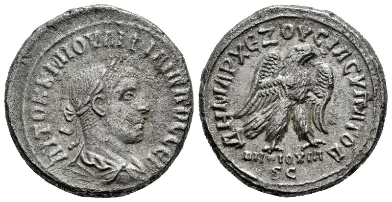 Philip I. Seleucis and Pieria. Tetradrachm. 244-249 AD. Antioch. (Prieur-445). (...