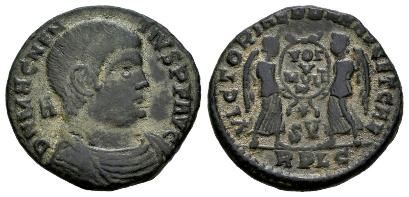 Magnentius. Centenionalis. 351-352 AD. Lugdunum. (Ric-130). (BIR-305). Rev.: VIC...