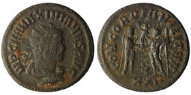 Maximianus Herculius (AD 286-305). Kyzikos
AE Antoninianus (22mm, 3,39g)