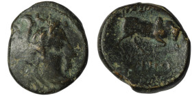 SELEUKID KINGS of SYRIA. Seleukos I Nikator (312-281 BC). Antioch on the Orontes
AE Bronze (19mm, 6,27g)