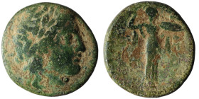 SELEUKID KINGS of SYRIA. Seleukos I Nikator (312-281 BC). Antioch on the Orontes
AE Bronze (20mm, 5,78g)