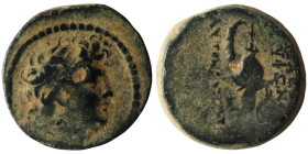 SELEUKID KINGS of SYRIA. Tryphon (142-138 BC). Antioch on the Orontes
AE Bronze (18mm, 5,00g)