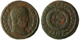 Crispus, as Caesar (AD 316-326). Siscia
AE Follis (19mm, 3,08g)