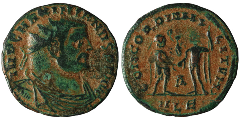 Maximianus Herculius AD 286-305. Alexandria.
Antoninianus (20mm, 2,20g)

Artific...