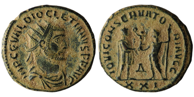 Diocletian (AD 284-305). Antioch
Antoninianus (21mm, 3,56g)

Artificial Sandpati...