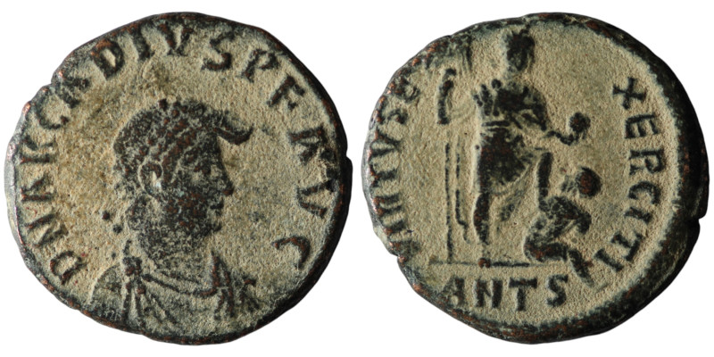 Arcadius (AD 383-388). Antioch
AE Follis (21mm, 5,07g)

Artificial sandpatina