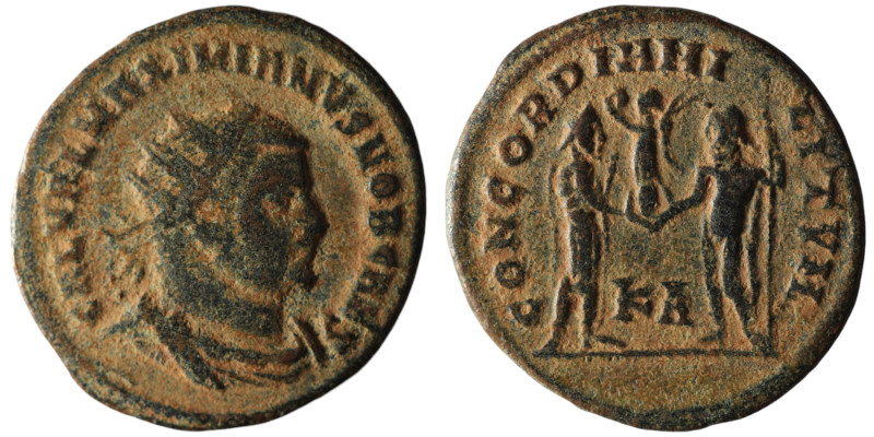 Galerius Maximianus, as Caesar (AD 293-305). Kyzikos
AE Antoninianus (21mm, 2,92...