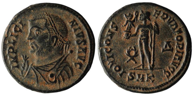 Licinius I (AD 308-324). Kyzikos
AE Follis (18mm, 2,99g)