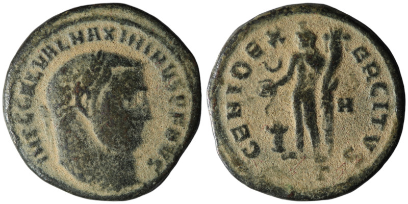 Maximinus II Daia (AD 310-313). Antioch
AE Follis (23mm, 6,22g)

Artificial sand...